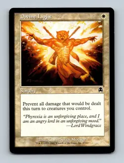 Magic The Gathering MTG Divine Light 8/143 Apocalypse Card 2001 - Image 1