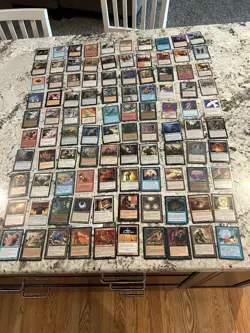 Mtg Rare Lot x100 - Magic The Gathering Rare Card Lot Mtg Rares LP-Played - Image 1