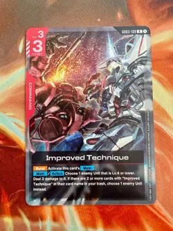 Improved Technique GD03-109 R Gundam Card Game Steel Requiem - Image 1