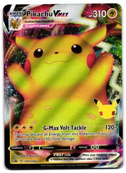 Pikachu VMAX SWSH062 - Sword & Shield Promo Promo Pokemon TCG Holo - LP Card - Image 1