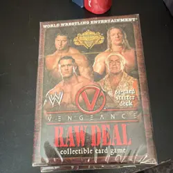 WWE Raw Deal Vengeance 61-Card Starter Deck Lot Multiple Characters - Image 2
