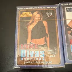 WWE Raw Deal Divas Overload 61-Card Starter Deck Lot Multiple Characters - Image 1