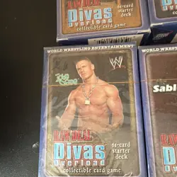WWE Raw Deal Divas Overload 61-Card Starter Deck Lot Multiple Characters - Image 4