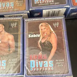 WWE Raw Deal Divas Overload 61-Card Starter Deck Lot Multiple Characters - Image 5