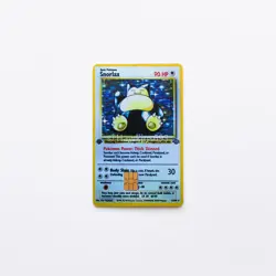 Snorlax 11/64 1st Edition Holo Credit/Debit Card Skin – Small Chip Vinyl Decal - Image 1