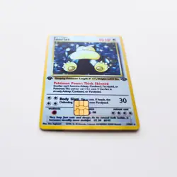 Snorlax 11/64 1st Edition Holo Credit/Debit Card Skin – Small Chip Vinyl Decal - Image 5