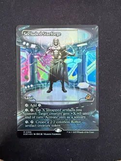 Secluded Starforge (SHOWCASE FOIL) Edge of Eternities - Magic - Image 1