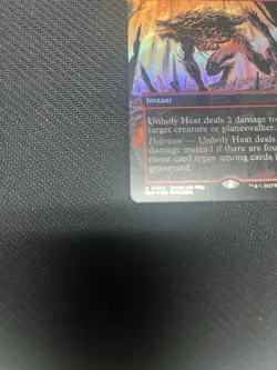 Unholy Heat - Secret Lair Play Full Art Promo - Single foil NM - Image 4