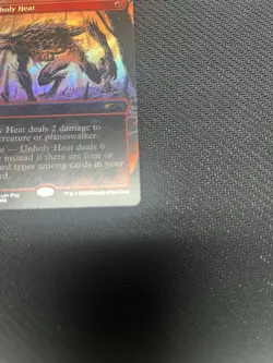 Unholy Heat - Secret Lair Play Full Art Promo - Single foil NM - Image 5