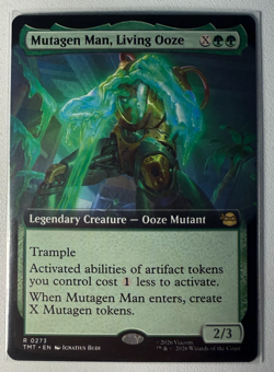 MTG TMNT - Mutagen Man, Living Ooze (Extended Art) NM - Image 1