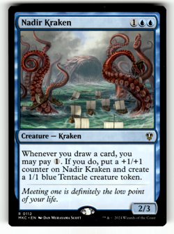 Nadir Kraken 112 Normal R Commander: Murders at Karlov Manor LP - Image 1