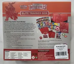Pokemon Sword & Shield Battle Styles Elite Trainer Box TCG Sealed - Image 2