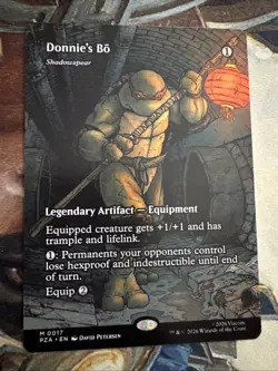 Donnie's Bo - Shadowspear (Borderless) Teenage Mutant Ninja Turtles PZA Regular - Image 1