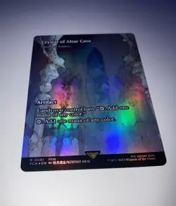 61 Crystal of Altar Cave Chromatic Lantern Foil Borderless NM Final Fantasy MTG - Image 3