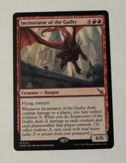 MTG Incinerator of the Guilty - Murders at Karlov Manor LP - Image 1