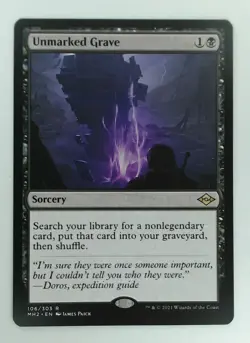 MTG Singles - Unmarked Grave - Modern Horizons 2 -F407 - Image 1