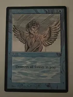 Magic the Gathering MTG Legends Acid Rain LP (does not lie flat) (Beta Bob) - Image 1