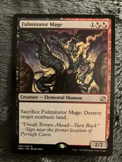 Magic The Gathering MTG - Fulminator Mage - Modern Masters - Image 1