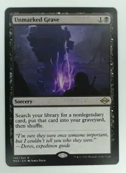 MTG Singles - Unmarked Grave - Modern Horizons 2 -F406 - Image 1
