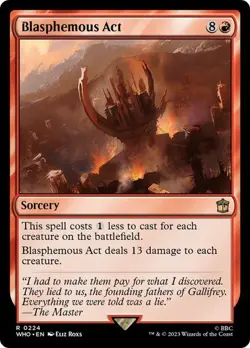 MTG l Blasphemous Act | (NM) Universes Beyond: Doctor Who - Image 1