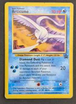 Articuno 22/53 Pokemon WOTC Black Star Promo Non Holo Vintage TCG HP - Image 1