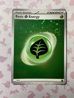 Grass Energy Cosmos Holo 001 Pokemon Card SV English 151 Pokemon Card NM - Image 1