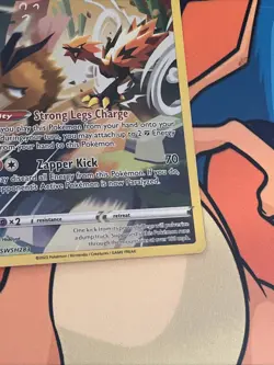 SWSH283 Galarian Zapdos Illustration Rare Promo Pokemon - Image 4