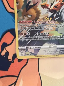SWSH283 Galarian Zapdos Illustration Rare Promo Pokemon - Image 5