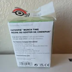 Caterpie Munch Time Bug Pokemon Center Cards Deck Box NEW Sealed Boxes 2025 - Image 4