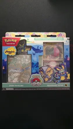 Pokemon TCG World Championship Deck 2024 Honolulu Evan Pavelski, Regidrago Vstar - Image 1