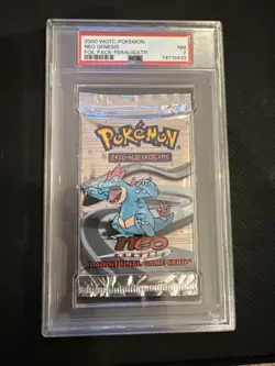 2000 Pokemon Neo Genesis Feraligatr Art Booster Pack PSA 7 - Image 1