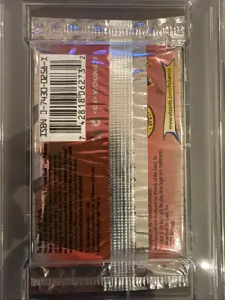 2000 Pokemon Neo Genesis Feraligatr Art Booster Pack PSA 7 - Image 5