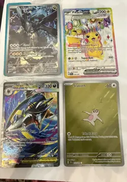 Pokemon card lot of 17 cards.Random,(see pics) the cards in the pic are included - Image 1