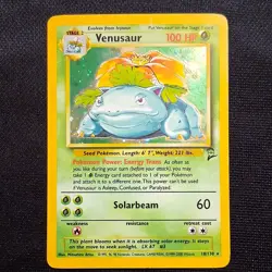 Venusaur Base Set 2 Holo 015/102 English Pokemon TCG - Image 1