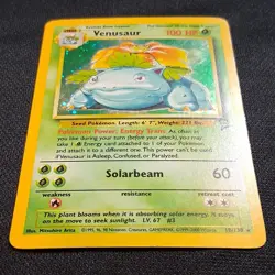 Venusaur Base Set 2 Holo 015/102 English Pokemon TCG - Image 2