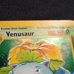 Venusaur Base Set 2 Holo 015/102 English Pokemon TCG - Image 4