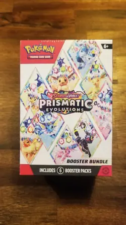 Pokemon TCG: Scarlet & Violet Prismatic Evolutions Booster Bundle Factory Sealed - Image 1