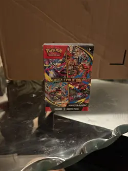 Pokemon TCG: Mega Evolution Factory Sealed Booster Bundle Box 6 Packs - Image 1