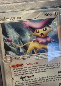 2006 POKEMON EX CRYSTAL GUARDIANS #91 DELCATTY EX-HOLO PSA 9 - Image 3