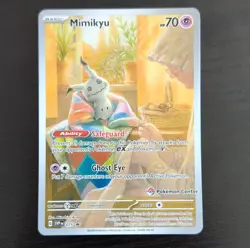 Mimikyu SVP075 Promo Pokemon Center Stamp - Image 1