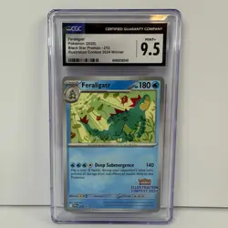 Pokemon Feraligatr 213 Illustration Contest 2024 Promo CGC 9.5 - Image 1