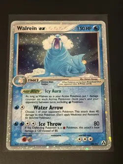 Pokemon Walrein EX Ultra Rare 89/92 Legend Maker Holo 150 HP Water - Image 1