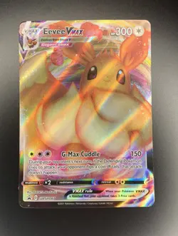 Pokemon Card - EEVEE VMAX SWSH087 - SHINING FATES - BLACK STAR PROMO - NM/M - Image 1