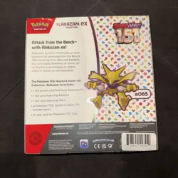 Pokemon TCG: Scarlet & Violet-151 Alakazam ex Collection Booster Box 820650855269 - Image 3