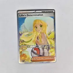 The Pokemon Company Lillie's Determination Me01 Rare Holo 184/132 Trainer - Image 1
