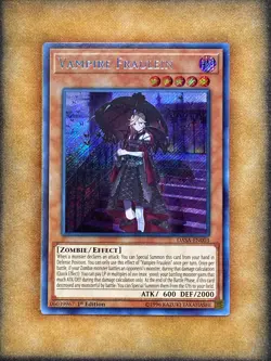 Yugioh Vampire Fraulein DASA-EN003 Secret Rare 1st Ed NM - Image 1