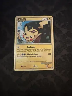 Pokemon Pikachu tcg HGSS03 Black Star Promos Cosmo Holo - Image 1