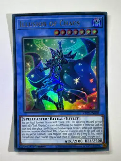 Illusion of Chaos RA02-EN020 Ultra Rare 1st Edition YuGiOh Card NM - Image 1