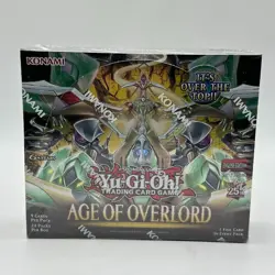 Yugioh Age of Overlord Booster Box 1st Edition Factory Sealed 24 Pack Konami 83717862918 - Image 1