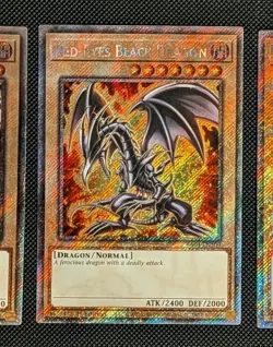 Red-Eyes Black Dragon (7th Art) (Platinum Secret Rare) RA04-EN109 Yugioh NM/MT - Image 1